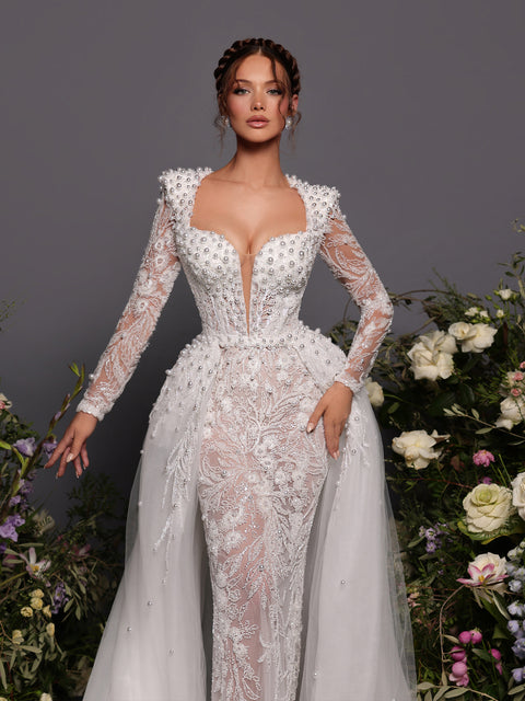 bridal gown