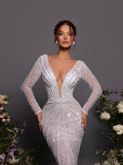 bridal evening gown