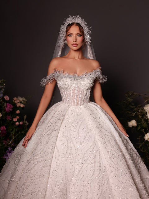 bridal gown