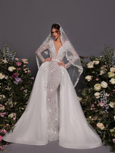 bridal evening gown